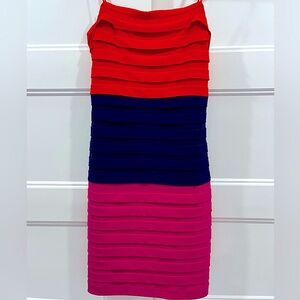 BCBG Bloc-colored Tube Dress